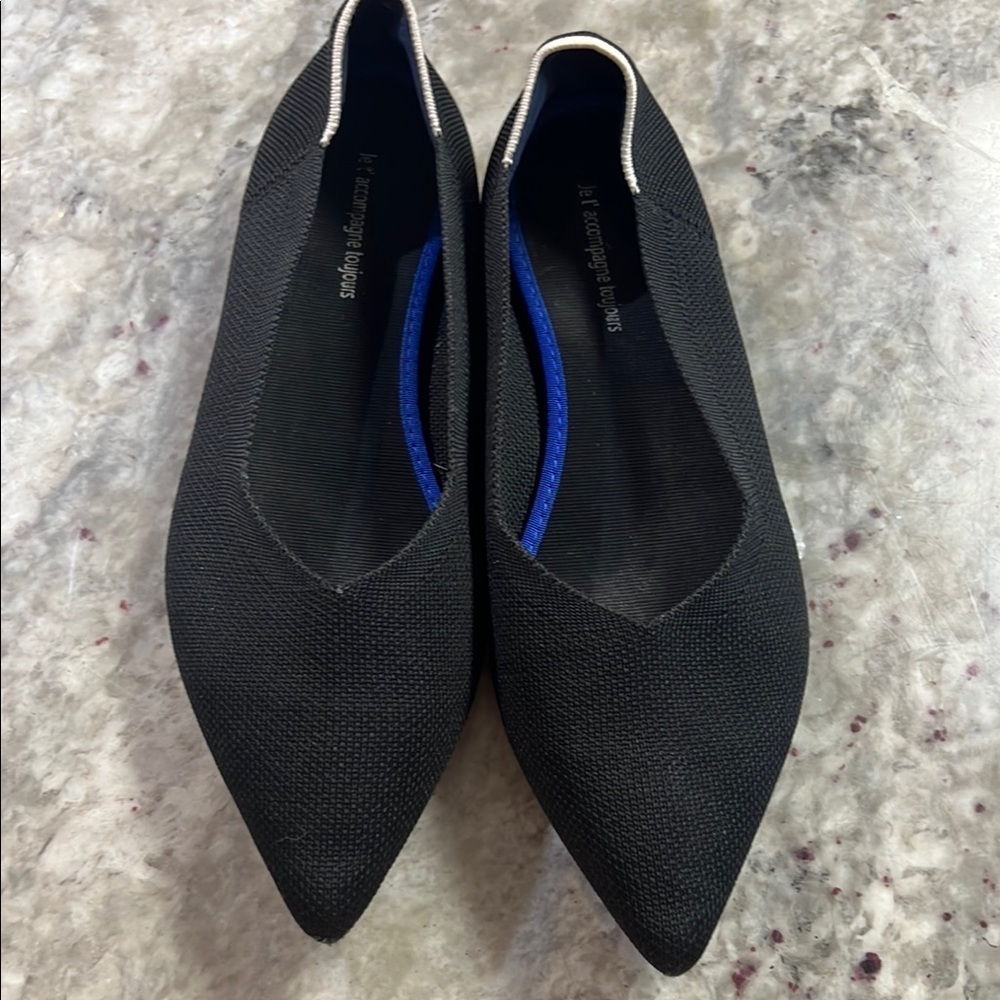 Black Women's Flats - Picture 6 of 6